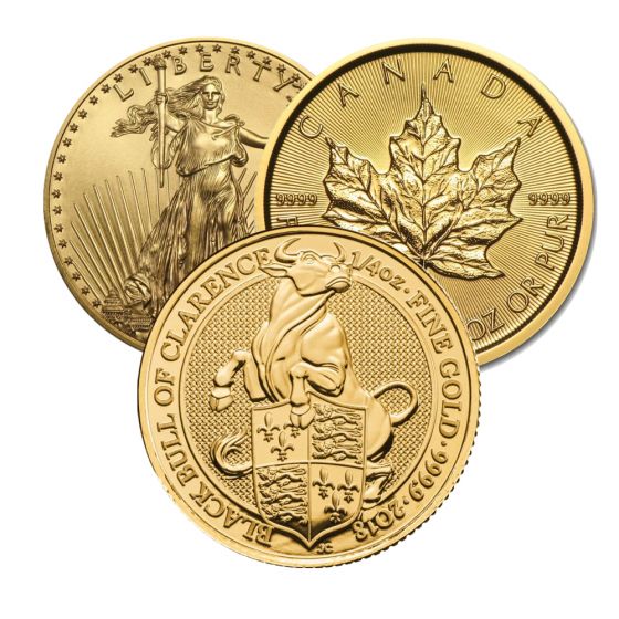 1/4 oz Gold Coin - Random Mint