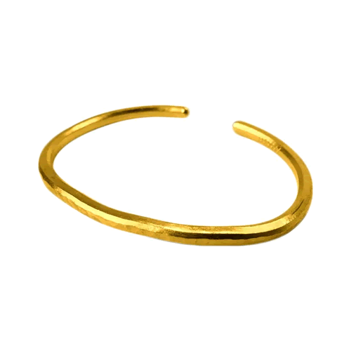 Hammered Gold Bullion 1 oz Bracelet