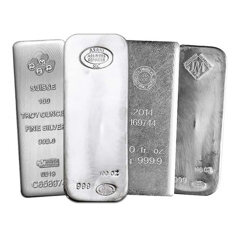 Silver Bar 100 Oz (New Condition, Any Mint)
