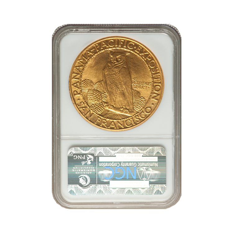1915-S $50 Commemorative Gold Certified by NGC as MS65+ (SOLD)