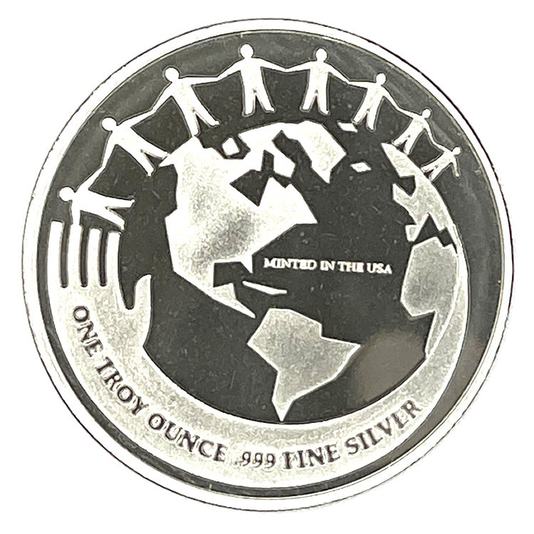 1 Ounce Silver MetalStacks Custom Collector Coin (Less Then 50 In Stock)