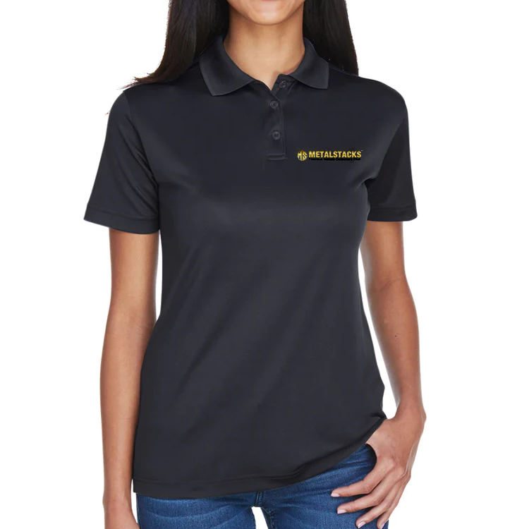 Women's Charcoal Shirt - Embroidered
