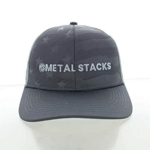 MetalStacks Graphite/Silver Hat - Embroidered