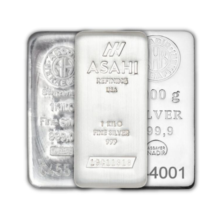 Silver Bar 1 Kilo (New Condition, Any Mint)