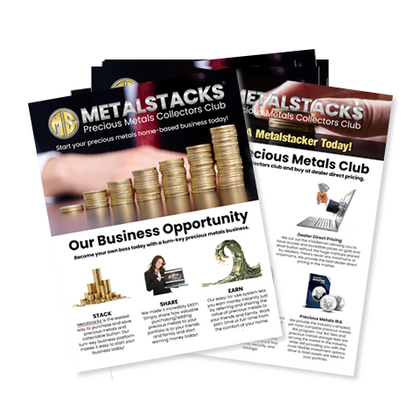 Metalstacks Marketing Flyers - 100 or 500 flyers