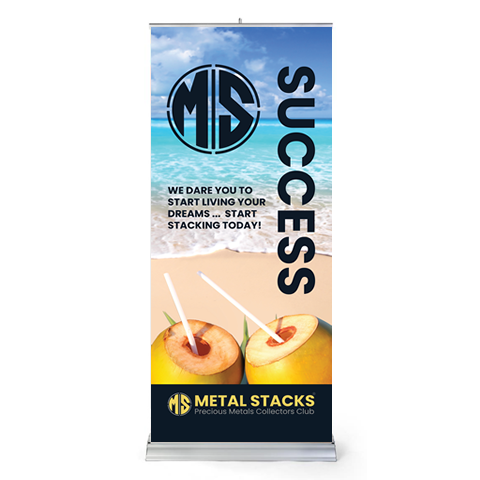 Retractable Banner Stand - Success